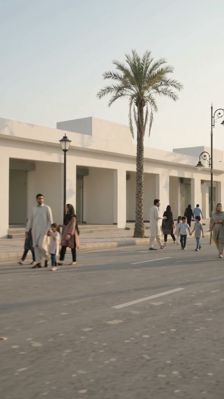 Azan Villas commercial market, artist's impression